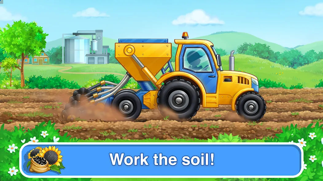Скачать взлом Tractor, car: kids farm games — Безлимитные монеты и все тракторы открыты — скриншот 2 Скачать взлом Tractor, car: kids farm games — Безлимитные монеты и все тракторы открыты — скриншот 2