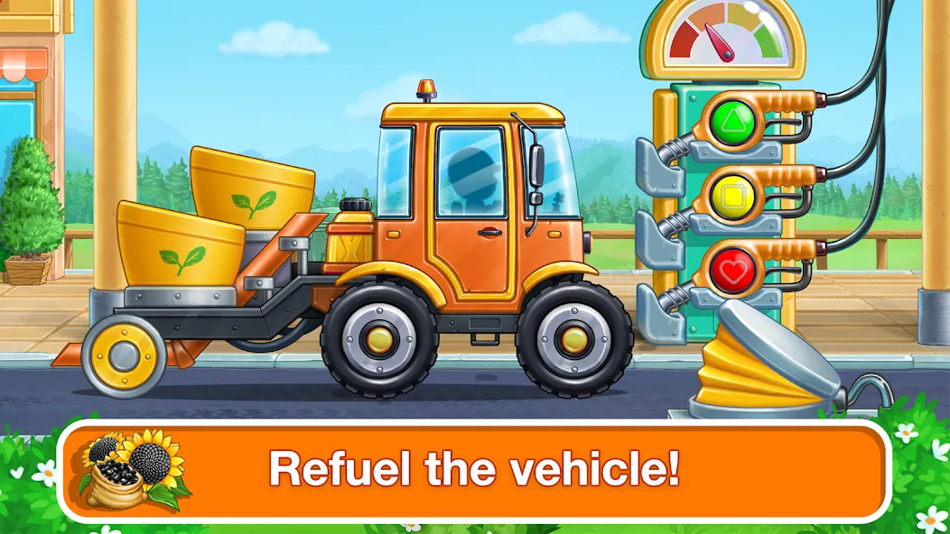 Скачать взлом Tractor, car: kids farm games — Безлимитные монеты и все тракторы открыты — скриншот 5 Скачать взлом Tractor, car: kids farm games — Безлимитные монеты и все тракторы открыты — скриншот 5