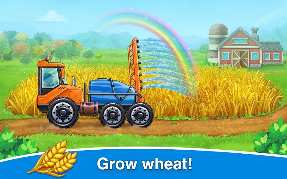 Farm land & Harvest Kids Games на телефон — скачать мод: Без рекламы и все уровни открыты — скриншот 3