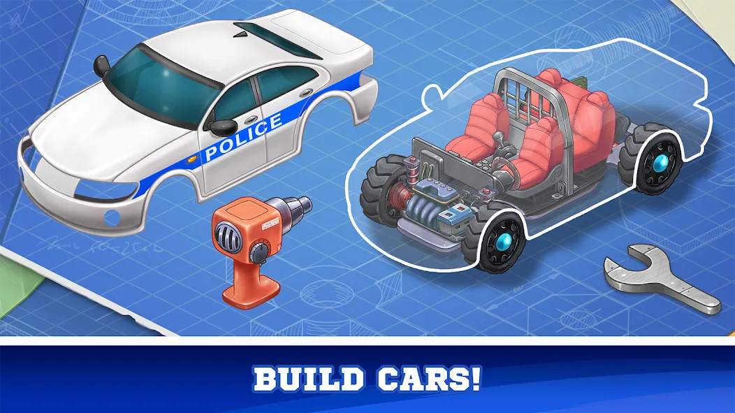 Kids Cars Games build a truck MOD APK скачать на Андроид — Безлимитные деньги и все машины открыты — скриншот 2