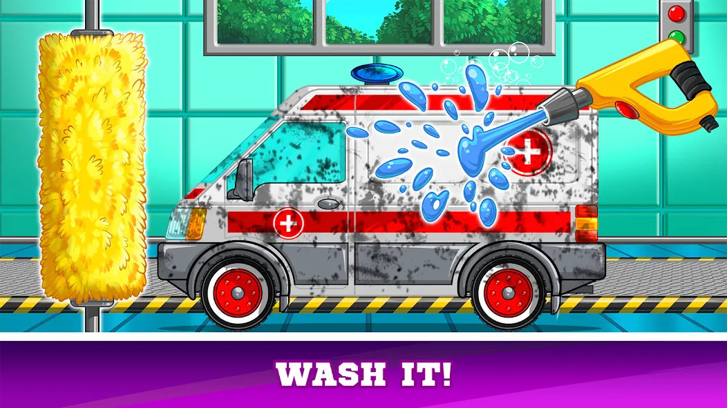 Kids Cars Games build a truck MOD APK скачать на Андроид — Безлимитные деньги и все машины открыты — скриншот 3
