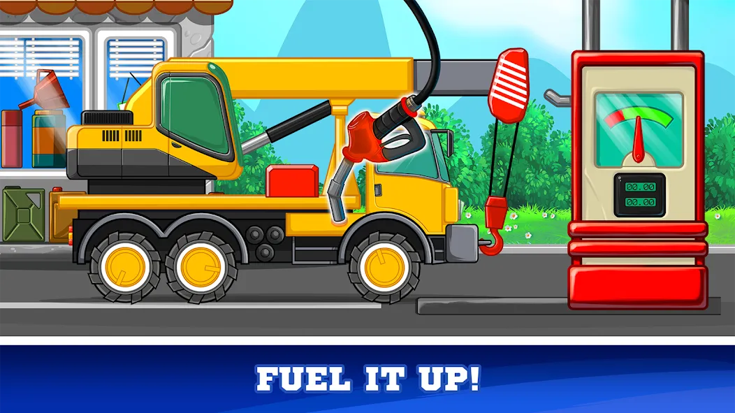 Kids Cars Games build a truck MOD APK скачать на Андроид — Безлимитные деньги и все машины открыты — скриншот 4