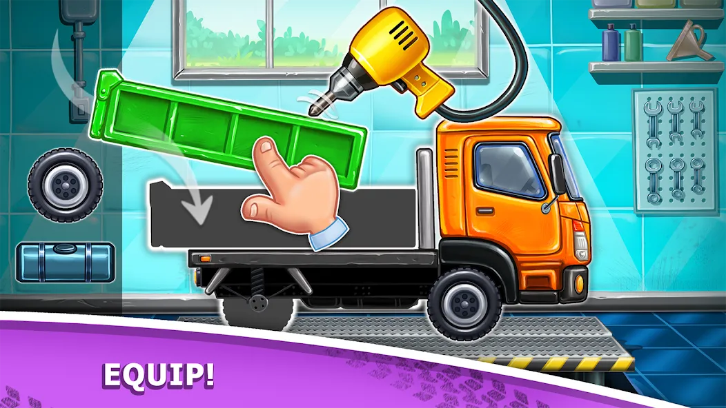 Скачать Truck games - build a house мод — Безлимитные деньги и ресурсы — скриншот 1