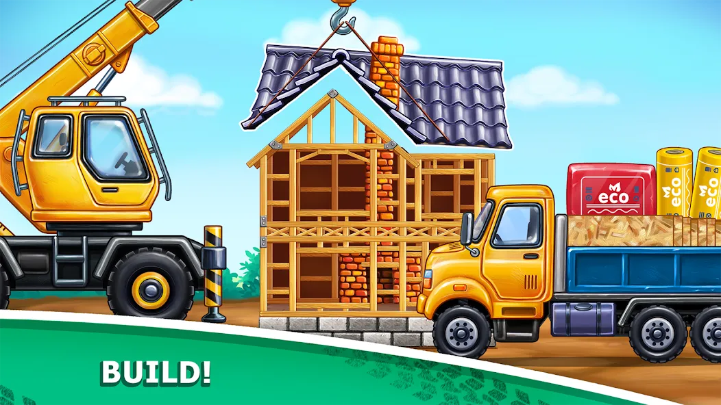 Скачать Truck games - build a house мод — Безлимитные деньги и ресурсы — скриншот 4