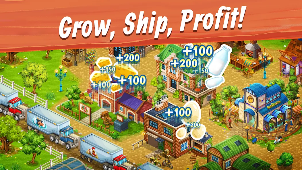 Big Farm: Mobile Harvest — Безлимитные деньги и ресурсы, скачать мод APK — скриншот 4