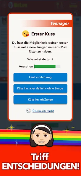 BitLife DE - Lebenssimulation MOD APK скачать на Андроид — Безлимитные деньги и премиум функции — скриншот 2 BitLife DE - Lebenssimulation MOD APK скачать на Андроид — Безлимитные деньги и премиум функции — скриншот 2
