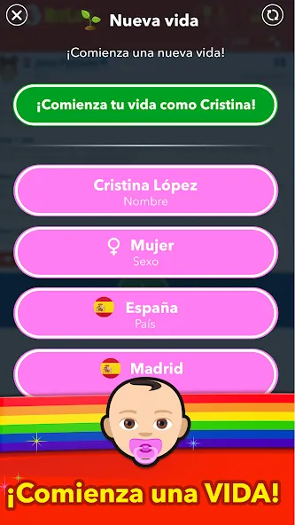 Скачать BitLife Español на Андроид с модом — Безлимитные деньги и все профессии — скриншот 1 Скачать BitLife Español на Андроид с модом — Безлимитные деньги и все профессии — скриншот 1