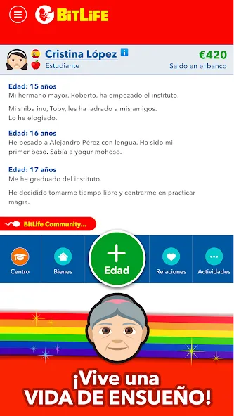 Скачать BitLife Español на Андроид с модом — Безлимитные деньги и все профессии — скриншот 4 Скачать BitLife Español на Андроид с модом — Безлимитные деньги и все профессии — скриншот 4