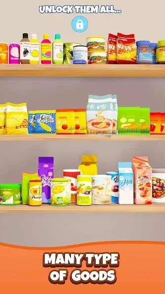 Match Triple Goods 3D на телефон — скачать мод: Без рекламы и подсказок — скриншот 4 Match Triple Goods 3D на телефон — скачать мод: Без рекламы и подсказок — скриншот 4