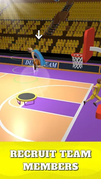 Скачать Dunk Team Mod APK — Безлимитные деньги и усиленная команда — скриншот 4 Скачать Dunk Team Mod APK — Безлимитные деньги и усиленная команда — скриншот 4