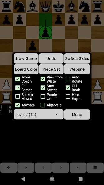 Chess for Android на телефон — скачать мод: Открыты все фигуры и режимы — скриншот 3 Chess for Android на телефон — скачать мод: Открыты все фигуры и режимы — скриншот 3