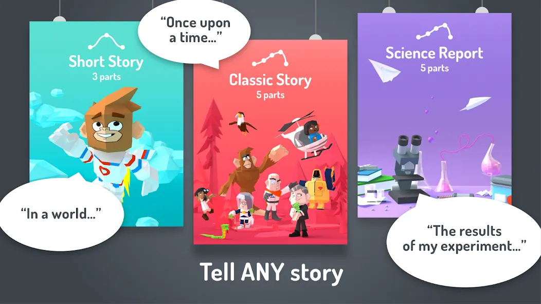 Toontastic 3D взломанный APK — Все персонажи и сцены открыты — скриншот 5