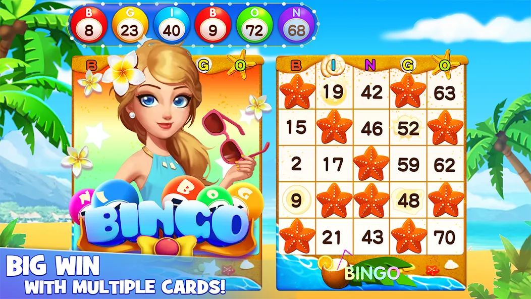 Bingo Lucky: Play Bingo Games — Безлимитные монеты и бонусы, скачать мод APK — скриншот 1