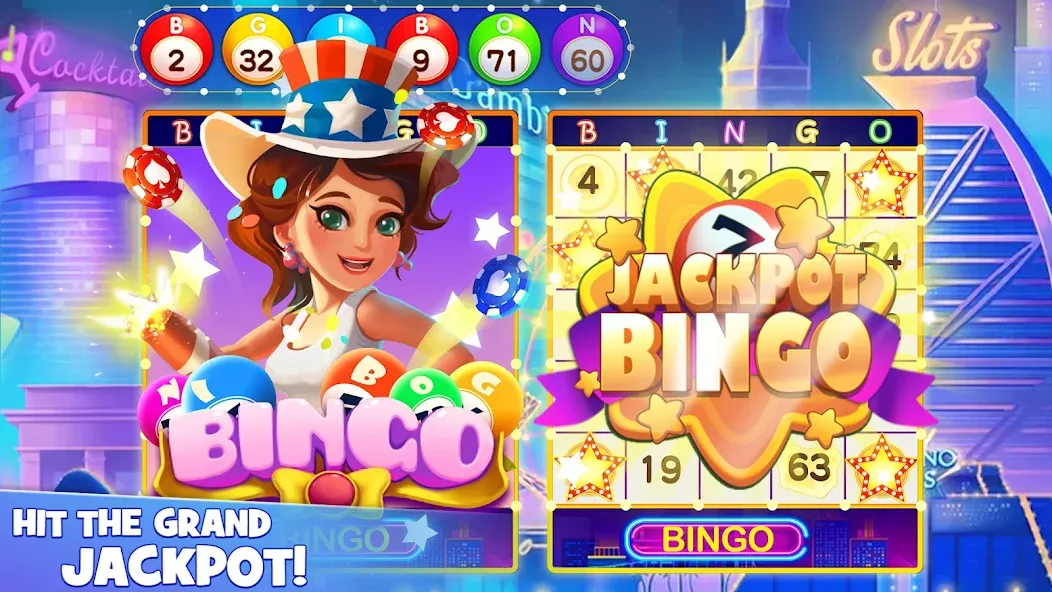 Bingo Lucky: Play Bingo Games — Безлимитные монеты и бонусы, скачать мод APK — скриншот 2