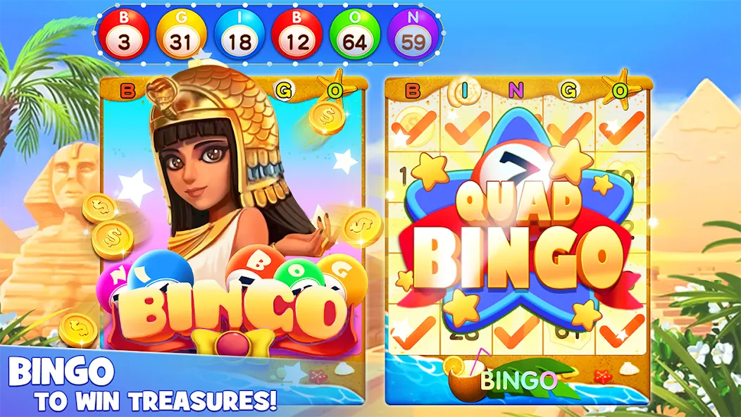 Bingo Lucky: Play Bingo Games — Безлимитные монеты и бонусы, скачать мод APK — скриншот 5