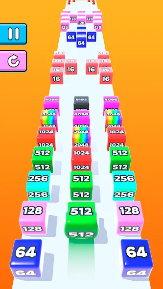 Jelly Run 2048 взлом APK — Безлимитные монеты и все уровни — скриншот 2 Jelly Run 2048 взлом APK — Безлимитные монеты и все уровни — скриншот 2