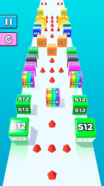 Jelly Run 2048 взлом APK — Безлимитные монеты и все уровни — скриншот 4 Jelly Run 2048 взлом APK — Безлимитные монеты и все уровни — скриншот 4