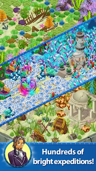 Мод Treasure Diving — Безлимитные сокровища и кислород, скачать APK — скриншот 2 Мод Treasure Diving — Безлимитные сокровища и кислород, скачать APK — скриншот 2