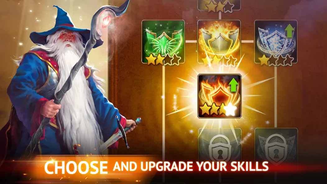 Guild of Heroes: Adventure RPG взломанный APK — Безлимитные ресурсы и мощное снаряжение — скриншот 2