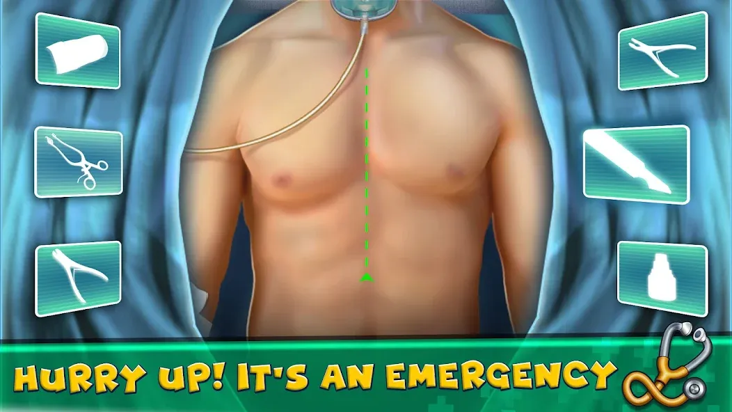 Скачать Hospital Surgeon: Doctor Game на Андроид с модом — Безлимитные деньги и все операции открыты — скриншот 3