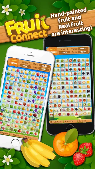 Скачать Fruit Connect — Много жизней и подсказок — скриншот 1