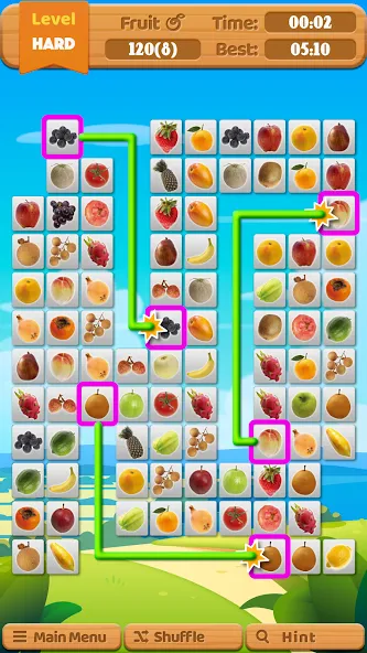 Скачать Fruit Connect — Много жизней и подсказок — скриншот 2