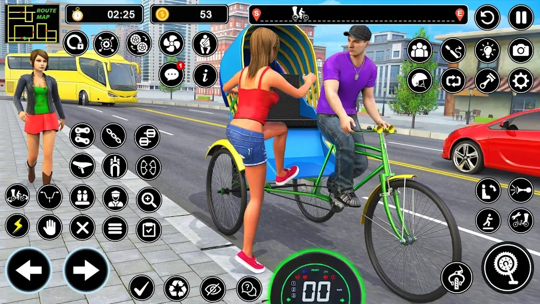 Скачать BMX Cycle Games 3D Cycle Race — Безлимитные деньги и все велосипеды — скриншот 2