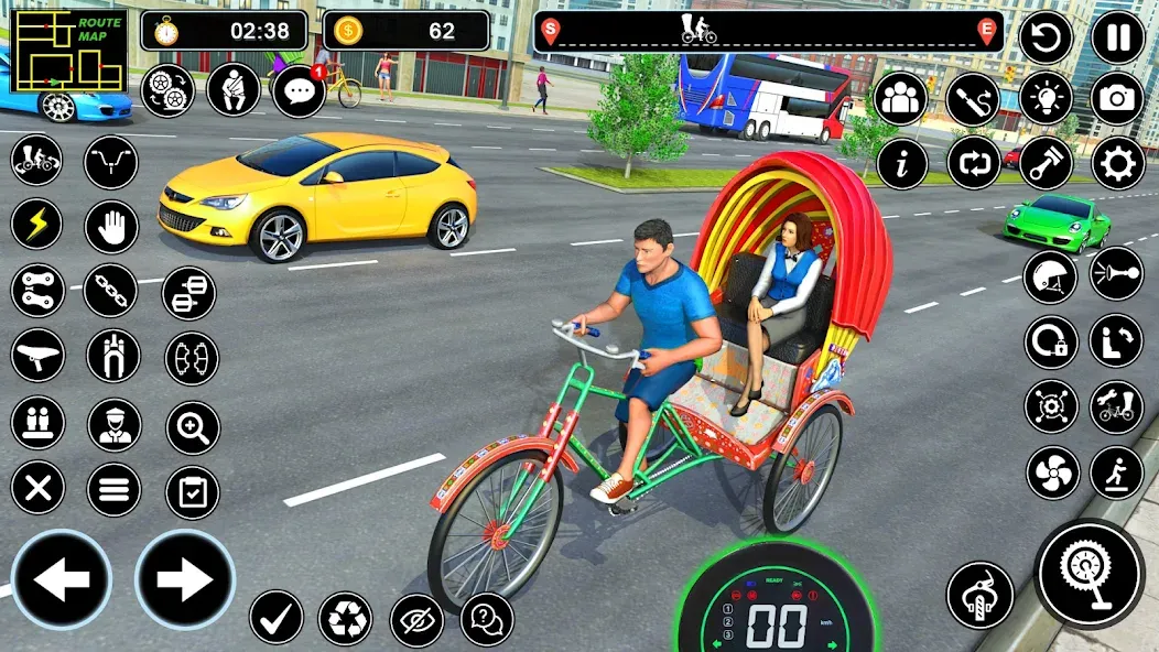 Скачать BMX Cycle Games 3D Cycle Race — Безлимитные деньги и все велосипеды — скриншот 3