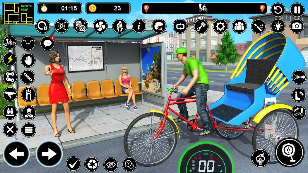 Скачать BMX Cycle Games 3D Cycle Race — Безлимитные деньги и все велосипеды — скриншот 5