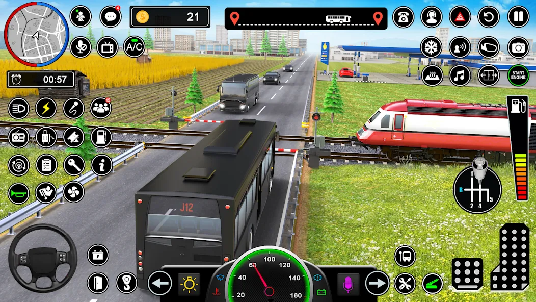 Bus Simulator - Driving Games мод на Андроид: Безлимитные деньги и топливо — скриншот 4