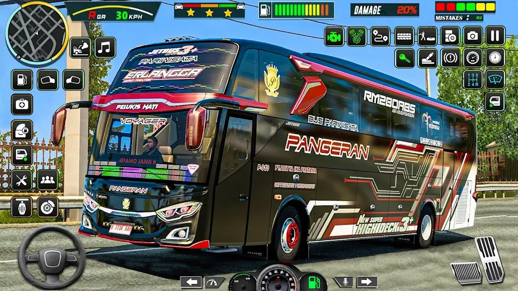 Скачать Public Coach Bus Driving Game на Андроид с модом — Безлимитные деньги и топливо — скриншот 3 Скачать Public Coach Bus Driving Game на Андроид с модом — Безлимитные деньги и топливо — скриншот 3