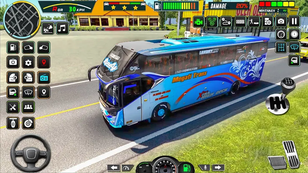 Скачать Public Coach Bus Driving Game на Андроид с модом — Безлимитные деньги и топливо — скриншот 4 Скачать Public Coach Bus Driving Game на Андроид с модом — Безлимитные деньги и топливо — скриншот 4