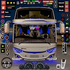 Скачать Public Coach Bus Driving Game на Андроид с модом — Безлимитные деньги и топливо