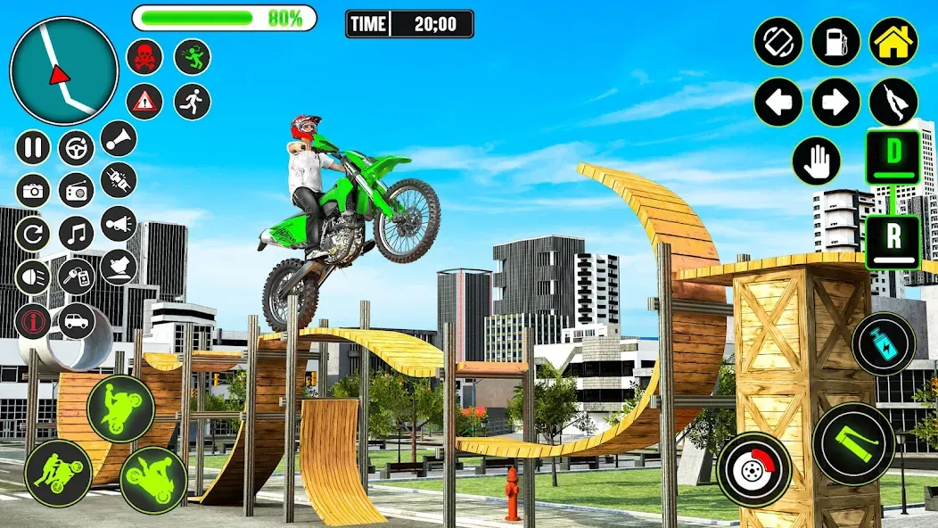 GT Bike Racing Game Moto Stunt взлом APK — Безлимитные деньги и все мотоциклы открыты — скриншот 1
