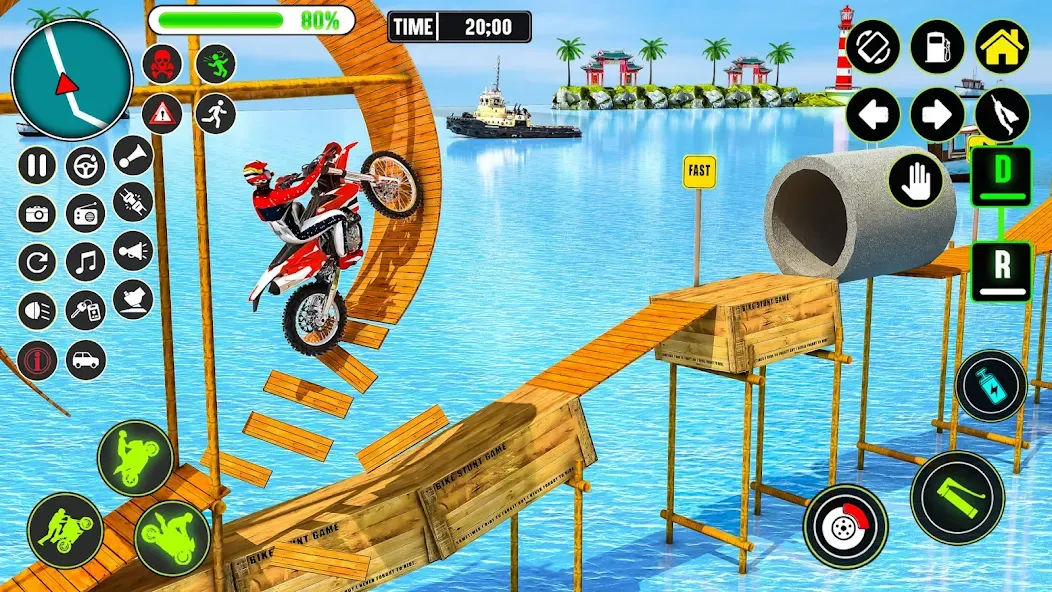 GT Bike Racing Game Moto Stunt взлом APK — Безлимитные деньги и все мотоциклы открыты — скриншот 2