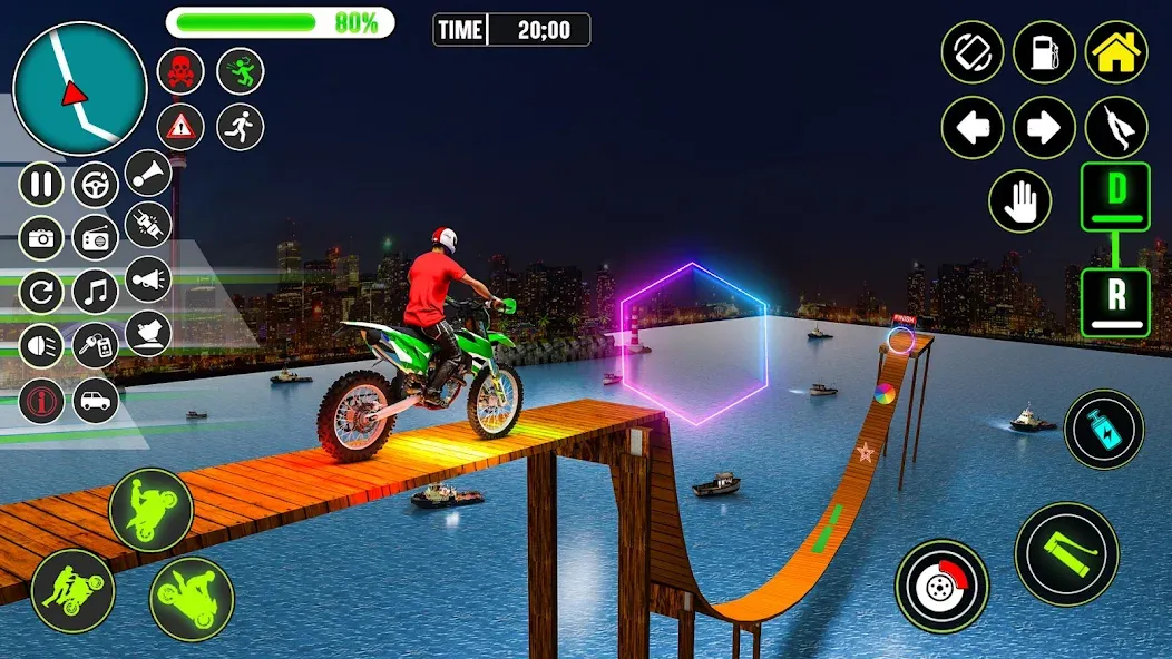 GT Bike Racing Game Moto Stunt взлом APK — Безлимитные деньги и все мотоциклы открыты — скриншот 4
