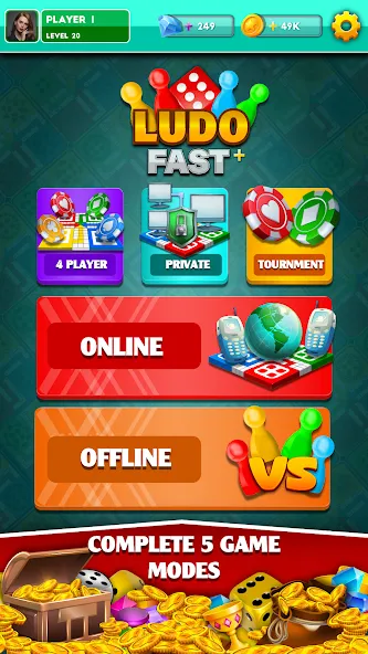 Multiplayer Dice Ludo Games мод на Андроид: Безлимитные монеты и всё открыто — скриншот 1 Multiplayer Dice Ludo Games мод на Андроид: Безлимитные монеты и всё открыто — скриншот 1