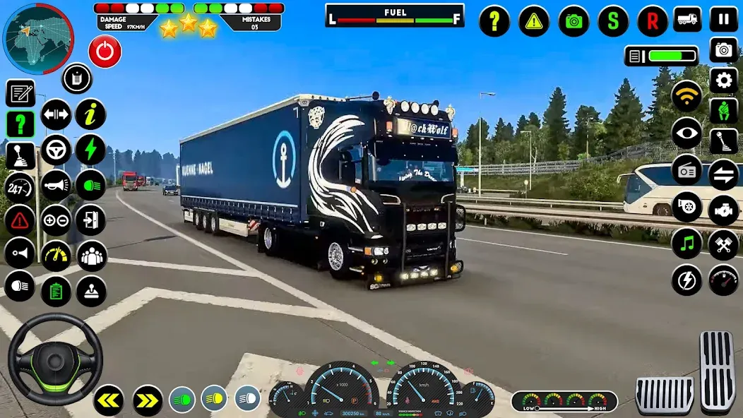 Скачать Truck Driving Euro Truck Game — Открыты все грузовики и трассы — скриншот 4