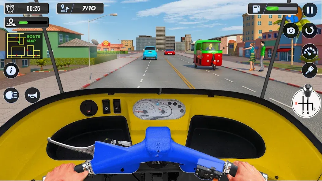 Tuk Tuk Auto Driving Games 3D взлом APK — Безлимитные деньги и топливо — скриншот 2 Tuk Tuk Auto Driving Games 3D взлом APK — Безлимитные деньги и топливо — скриншот 2