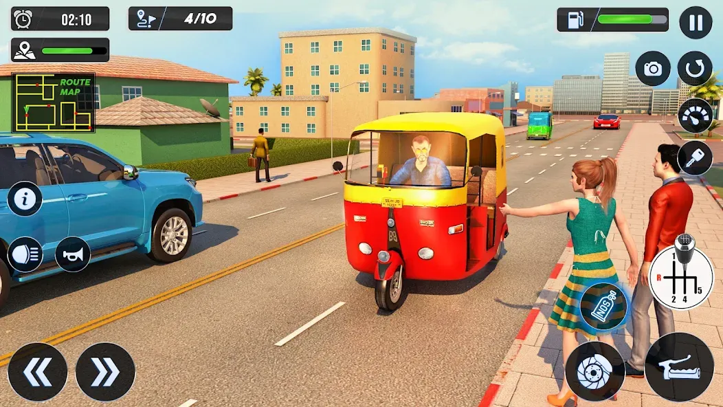 Tuk Tuk Auto Driving Games 3D взлом APK — Безлимитные деньги и топливо — скриншот 3 Tuk Tuk Auto Driving Games 3D взлом APK — Безлимитные деньги и топливо — скриншот 3