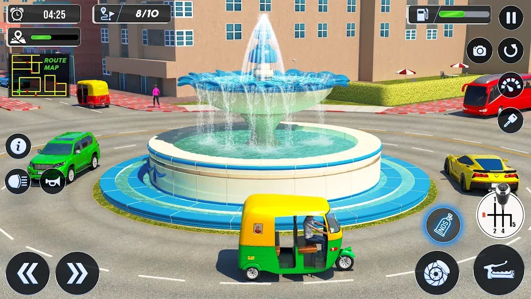 Tuk Tuk Auto Driving Games 3D взлом APK — Безлимитные деньги и топливо — скриншот 5 Tuk Tuk Auto Driving Games 3D взлом APK — Безлимитные деньги и топливо — скриншот 5