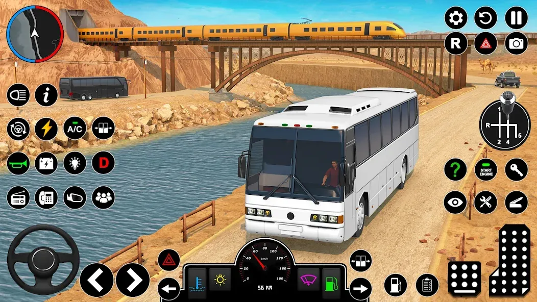 Скачать Offroad Bus Simulator Bus Game на Андроид с модом — Безлимитные деньги и все автобусы открыты — скриншот 1 Скачать Offroad Bus Simulator Bus Game на Андроид с модом — Безлимитные деньги и все автобусы открыты — скриншот 1