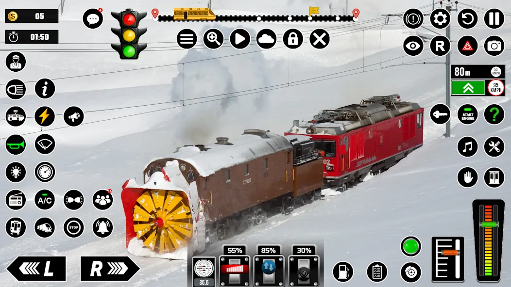 Railway Train Simulator Games (Мод: Безлимитные деньги и все поезда открыты) — скачать на Андроид — скриншот 4 Railway Train Simulator Games (Мод: Безлимитные деньги и все поезда открыты) — скачать на Андроид — скриншот 4