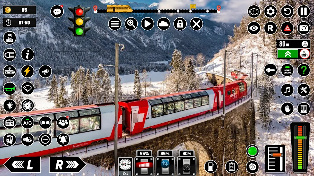 Railway Train Simulator Games (Мод: Безлимитные деньги и все поезда открыты) — скачать на Андроид — скриншот 5 Railway Train Simulator Games (Мод: Безлимитные деньги и все поезда открыты) — скачать на Андроид — скриншот 5