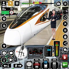 Railway Train Simulator Games (Мод: Безлимитные деньги и все поезда открыты) — скачать на Андроид