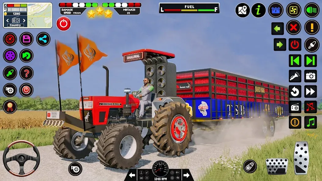 Tractor Driving - Tractor Game взлом на Андроид — Без рекламы и много денег — скриншот 1