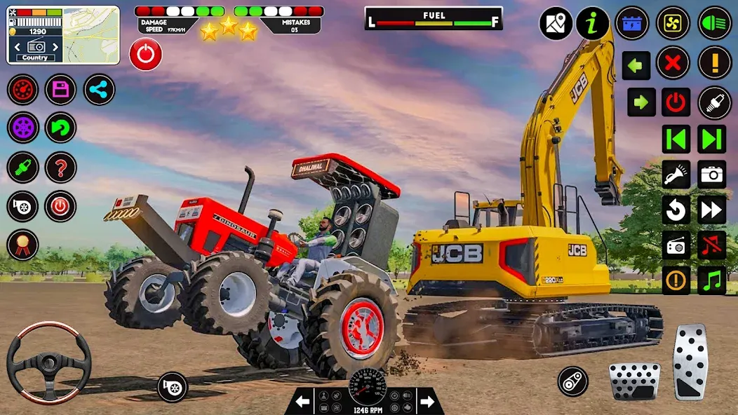 Tractor Driving - Tractor Game взлом на Андроид — Без рекламы и много денег — скриншот 2