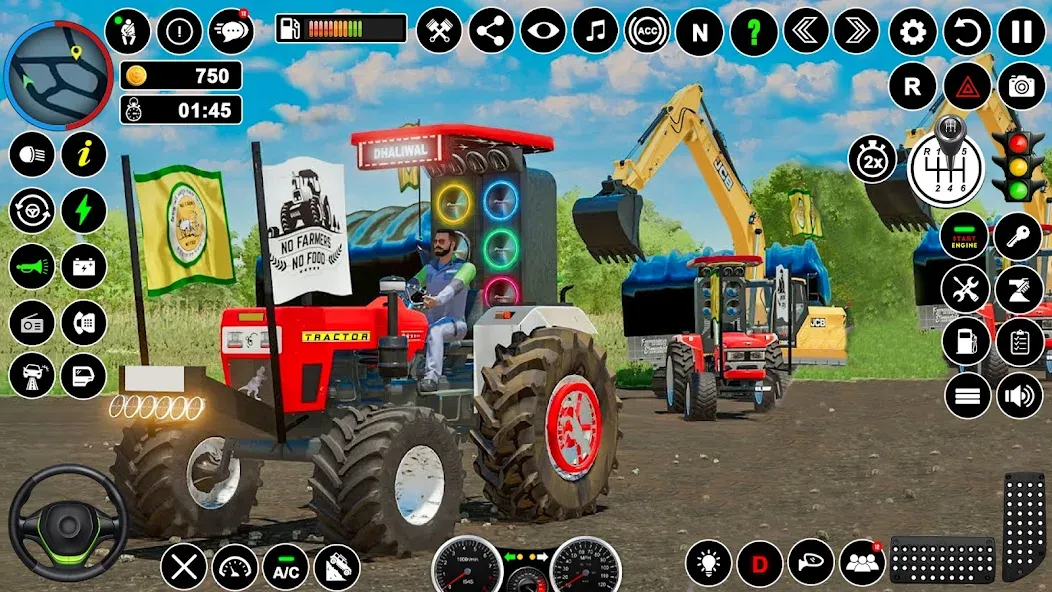 Tractor Driving - Tractor Game взлом на Андроид — Без рекламы и много денег — скриншот 3