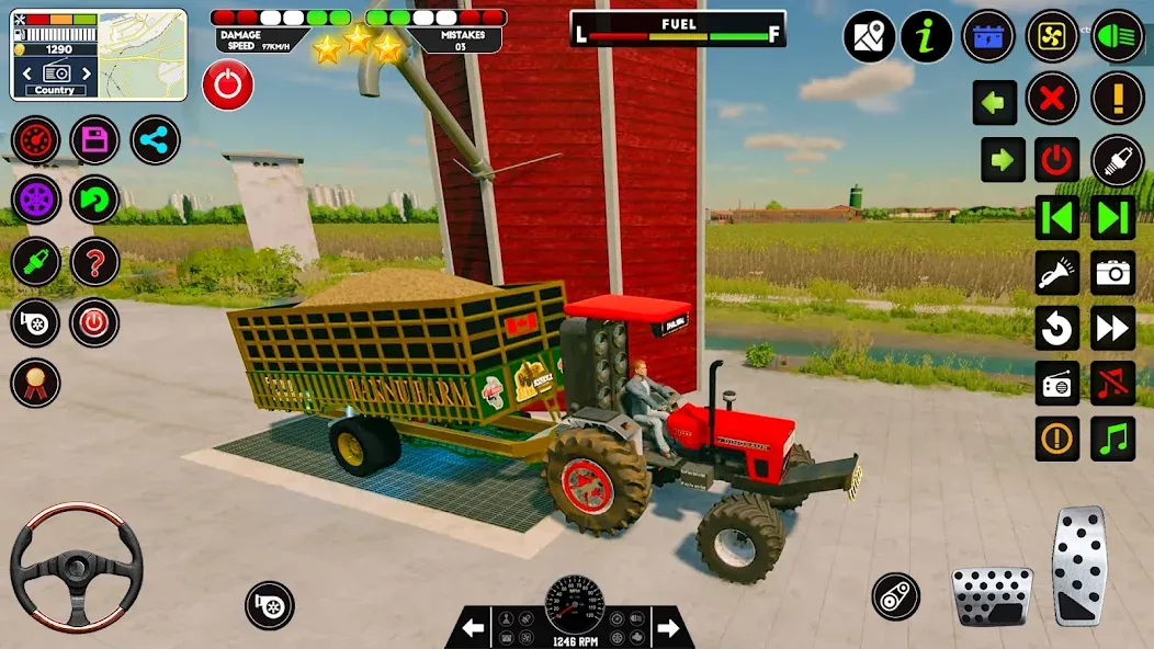 Tractor Driving - Tractor Game взлом на Андроид — Без рекламы и много денег — скриншот 4