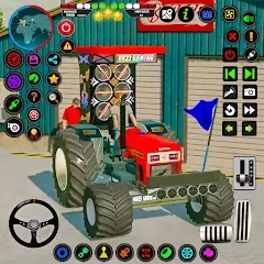 Tractor Driving - Tractor Game взлом на Андроид — Без рекламы и много денег